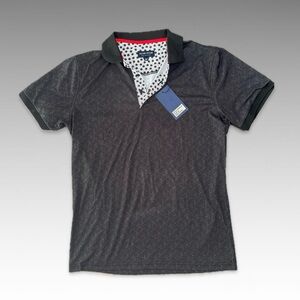 Silvertone Collections Black Polo Shirt size Medium MSRP $79 w/tags